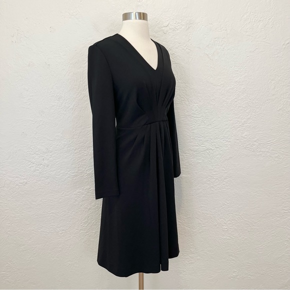 Brooks Brothers Black Dress Pleated 2 - Picture 4 of 11